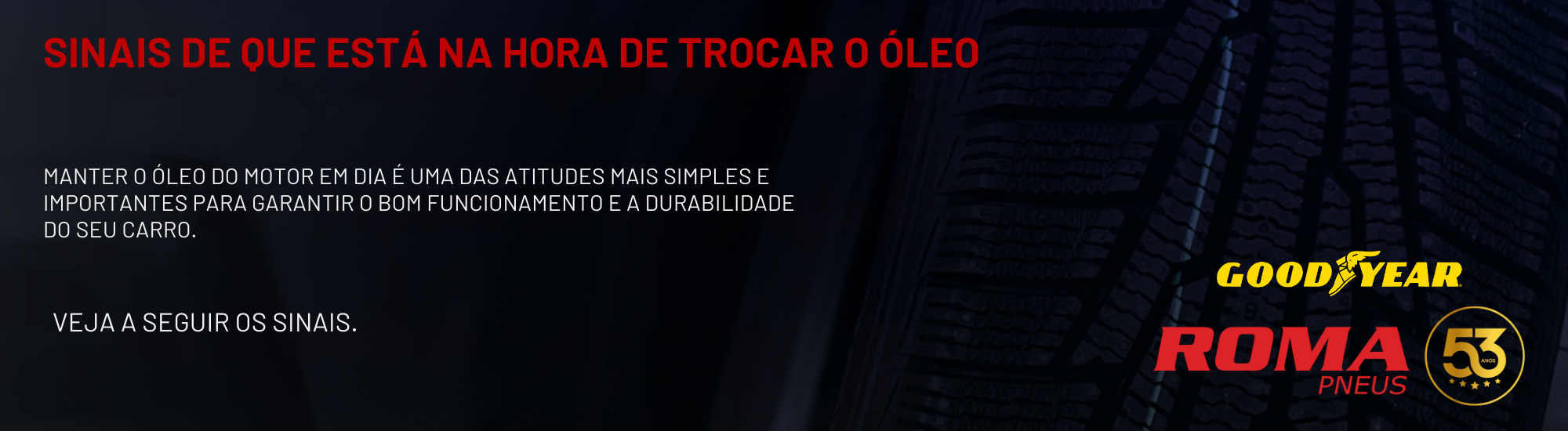 Sinais de que está na hora de trocar o óleo!
