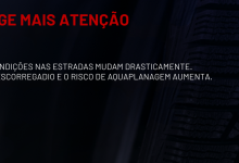 Dirigir na chuva exige mais atenção!